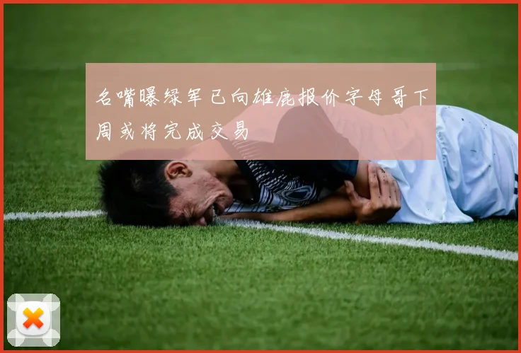 名嘴曝绿军已向雄鹿报价字母哥下周或将完成交易